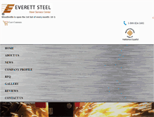 Tablet Screenshot of everettsteel.com